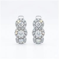 Orecchini Breda Gioielli Donna in Oro bianco Diamante EAQT2911-NG